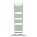 Forana EC, couleur Pastel Green, 791W, H 1830 mm / L 500 mm