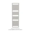 Forana EC, couleur Telegrey 4, 791W, H 1830 mm / L 500 mm