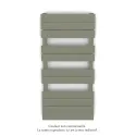 Régate EC, couleur Cement Grey, 504W, H 1037 mm / L 500 mm