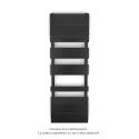 Régate EC, couleur Black Quartz, 691W, H 1481 mm / L 500 mm