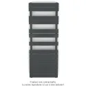 Fassane Spa Symétrique EC, 2 patères, Black Matt, 625W, H1333mm / L500mm