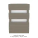 Régate EC, couleur Concrete Grey, 377W, H 741 mm / L 500 mm