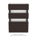 Régate EC, couleur Dark Brown, 377W, H 741 mm / L 500 mm