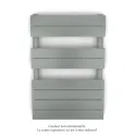 Régate EC, couleur Titane, 377W, H 741 mm / L 500 mm