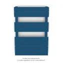 Régate EC, couleur Gentian Blue, 377W, H 741 mm / L 500 mm