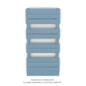 Régate EC, couleur Pastel Blue, 504W, H 1037 mm / L 500 mm
