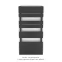 Régate EC, couleur Anthracite Grey, 504W, H 1037 mm / L 500 mm