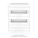 Régate EC, couleur White Matt, 377W, H 741 mm / L 500 mm