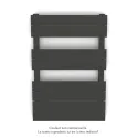 Régate EC, couleur Umbra Grey, 377W, H 741 mm / L 500 mm
