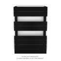 Régate EC, couleur Jet Black, 377W, H 741 mm / L 500 mm