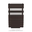 Régate EC +Air, couleur Dark Brown 0270, 411W, H 852mm / L 500mm