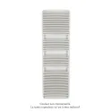Kéva Spa EC cintré, White Quartz 0521, 1315W, H 2015 mm / L 600 mm