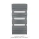 Régate EC, couleur Anthracite, 504W, H 1037 mm / L 500 mm