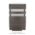 Régate EC +Air, couleur Brown Quartz 0529, 411W, H 852mm / L 500mm