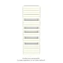 Régate EC, couleur Cream, 1019W, H 1851 mm / L 600 mm