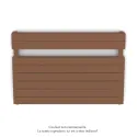Régate EC double, couleur Terracotta, 1043W, H 666 mm / L 1000 mm