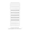 Régate EC, couleur White Matt, 1479W, H 2147 mm / L 800 mm