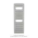 Karena Spa EC, robinetterie, couleur 9006, 690W, H 1540 mm / L 500 mm