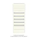 Régate EC, couleur Cream, 1479W, H 2147 mm / L 800 mm