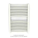Palma Spa EC cintré, racc.centré, couleur 9001, 393W, H 746 mm / L 496 mm