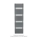 Altai Spa EC double, Anthracite 0346, 1262W, H 1804 mm / L 500 mm
