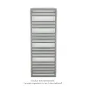 Kadrane Spa EC, Grey Aluminium, 694W, H 1507 mm / L 550 mm, robinet couleur