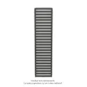 Kadrane EC, couleur Umbra Grey, 830W, H 1835 mm / L 500 mm robinet couleur