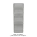 Kadrane EC, couleur Inox Look, 966W, H 1835 mm / L 600 mm robinet couleur