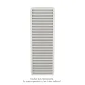 Kadrane EC, couleur White Quartz, 966W, H 1835 mm / L 600 mm robinet couleur
