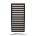 Kadrane EC, couleur Dark Brown, 380W, H 971 mm / L 400 mm robinet couleur