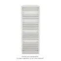 Kadrane Spa EC, White Quartz, 694W, H 1507 mm / L 550 mm, robinet couleur