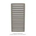 Kadrane EC, couleur Concrete Grey, 380W, H 971 mm / L 400 mm robinet couleur