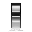 Kadrane Spa EC, Jet Black, 694W, H 1507 mm / L 550 mm, robinet couleur