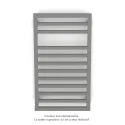 Kadrane Spa EC, Telegrey 2, 332W, H 803 mm / L 450 mm, robinet couleur