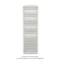 Kadrane Spa EC, White Quartz, 851W, H 1827 mm / L 550 mm, robinet couleur
