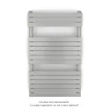 Altai Spa EC, White Aluminium 9006, 427W, H 836 mm / L 500 mm