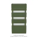 Régate EC, couleur Olive Green, 504W, H 1037 mm / L 500 mm