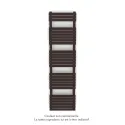 Altai Spa EC, Dark Brown 0270, 614W, H 1540 mm / L 400 mm