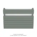 Régate EC, couleur Blue Grey, 656W, H 666 mm / L 1000 mm