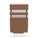 Régate EC +Air, couleur Terracotta 0292, 411W, H 852mm / L 500mm