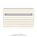 Régate EC double, couleur Edelweiss m., 1043W, H 666 mm / L 1000 mm