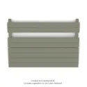 Régate EC, couleur Cement Grey, 656W, H 666 mm / L 1000 mm