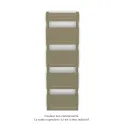 Altai Spa EC double, Yellow Grey 7234, 1049W, H 1540 mm / L 500 mm