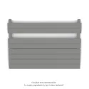 Régate EC, couleur Telegrey 2, 656W, H 666 mm / L 1000 mm