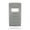 Karena Spa EC, robinetterie, couleur 9007, 327W, H 805 mm / L 400 mm