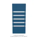 Régate EC, couleur Gentian Blue, 1300W, H 1851 mm / L 800 mm
