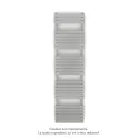 Altai Spa EC, White Aluminium 9006, 614W, H 1540 mm / L 400 mm