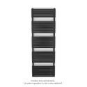 Altai Spa EC double, Black Quartz 0550, 1485W, H 1804 mm / L 600 mm