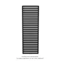 Kadrane EC, couleur Jet Black, 966W, H 1835 mm / L 600 mm robinet couleur