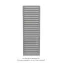 Kadrane EC, couleur Telegrey 2, 966W, H 1835 mm / L 600 mm robinet couleur